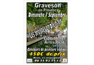 Les Artistes en Plein Air Dimanche 07 Septembre
